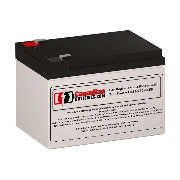 Discover D12120 Replacement Battery – 12V 12Ah Sealed Lead-Acid With F1 Terminals 1