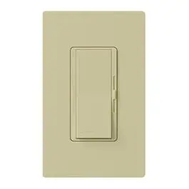 Diva Single-Pole And 3-Way Dimmer Switch – 150W, Ivory Finish 1