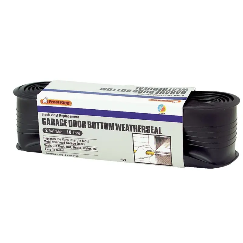 Do It Right 2-3/4-Inch X 10-Foot Black Vinyl Garage Door Bottom Seal 1
