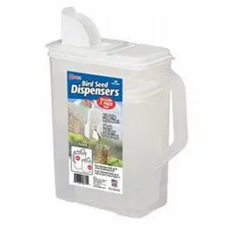 Dual-Capacity Bird Seed Dispenser Set – 8-Qt & 3.5-Qt Models 1