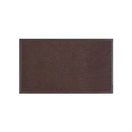 Dual-Rib Indoor/Outdoor Floor Mat – Chocolate Brown, 18" X 28" 1