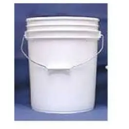 Durable White Plastic Industrial Pail – 5-Gallon Capacity 1