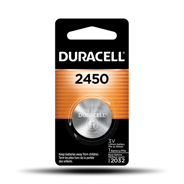 Duracell 2450 Lithium Coin Cell Battery – 3V Long-Life Energy Source 1