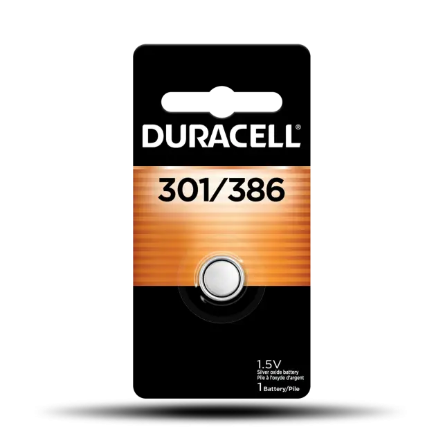 Duracell 301/386 Silver Oxide Button Cell Battery 1
