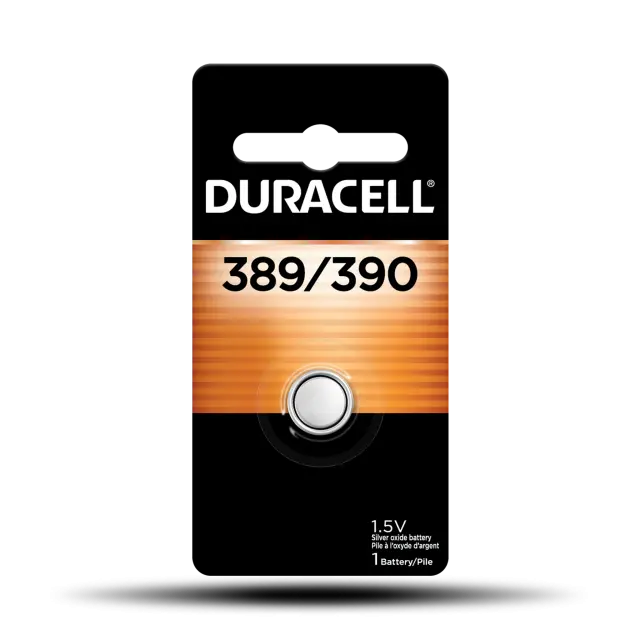 Duracell 389/390 Silver Oxide Button Cell Battery – 1.55V Coin Cell 1