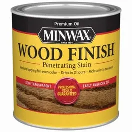 Early American Wood Finish Stain – 1/2-Pint Can 1
