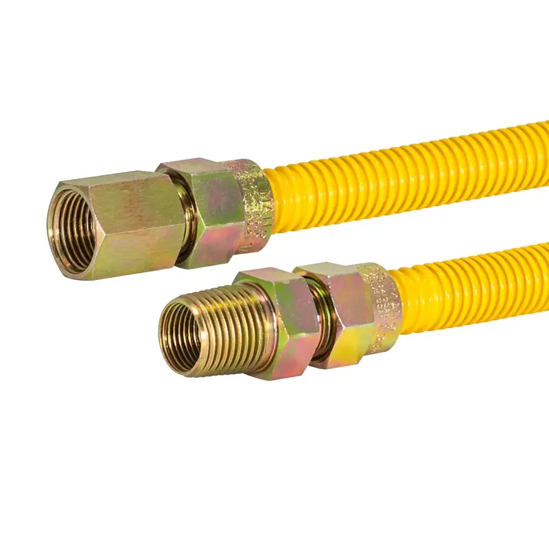 Eastman 3/8-Inch Od Stainless Steel Gas Connector – Fip To Mip Ends 1