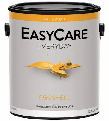 Easycare Everyday Eggshell Acrylic Interior Paint – Tintable White, Pastel Base, 1-Gallon 1