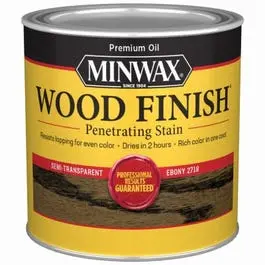 Ebony Wood Finish Stain – 1/2-Pint 1