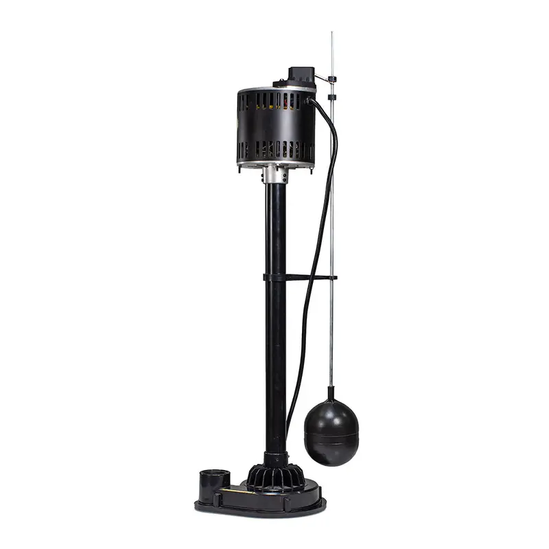 Eco-Flo 1/3 Hp Thermoplastic Pedestal Sump Pump – Submersible, Corrosion-Resistant Design 1