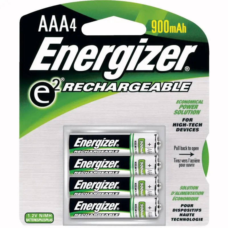 Energizer Rechargeable Aaa Nimh Batteries – 4-Pack, Pre-Charged 1