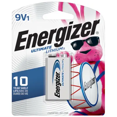 Energizer Ultimate Lithium 9V Batteries – Long-Lasting Power Cell 1