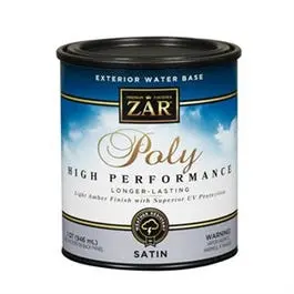 Exterior Water-Based Polyurethane Finish – High-Performance Satin, 1-Quart 1