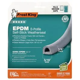 Extreme Rubber Weatherseal Strip – 5/16" W × 1/4" T × 17 Feet 1