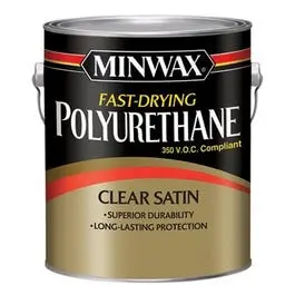 Fast-Drying Polyurethane Finish – Satin Sheen, 1-Gallon Can 1