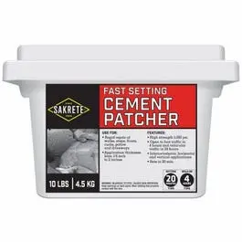 Fast-Setting Cement Patching Compound – 10-Pound Bag 1