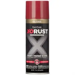 Fiesta Red Gloss Anti-Rust Enamel Spray Paint With Built-In Primer — 12 Oz 1