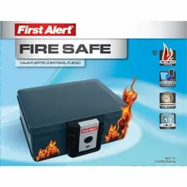 Fire-Resistant Safety Chest – 0.17-Cubic-Foot Compact Fire Protector Vault 1