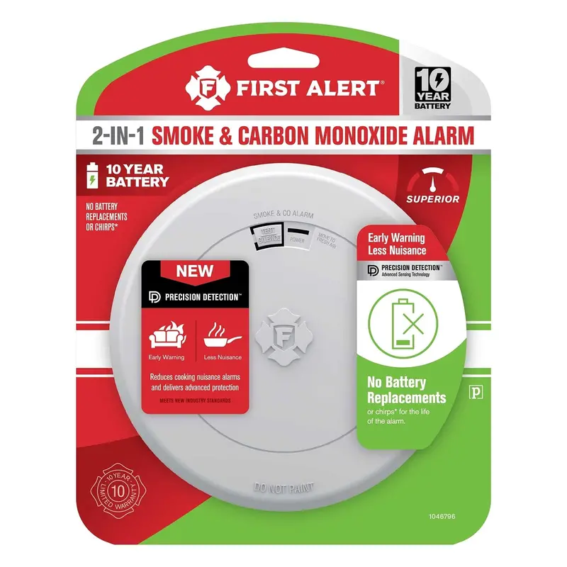 First Alert Smco210 10-Year Sealed Battery Smoke & Co Alarm – Slim Profile 1