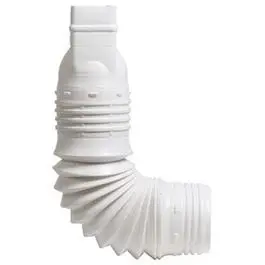 Flex-A-Spout Downspout Adapter – 2" X 3", White 1