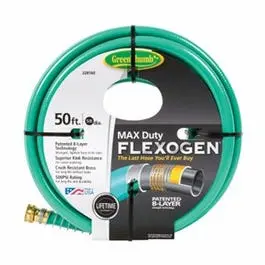 Flexogen Max Duty Garden Hose – 5/8" × 50 Feet 1