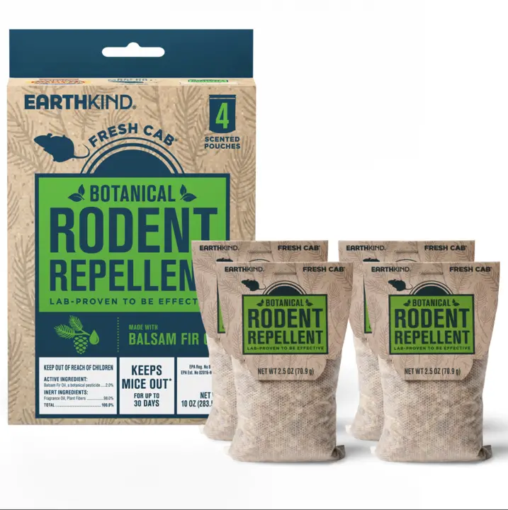 Fresh Cab Botanical Rodent Repellent – Non-Toxic, Mint-Based Pest Deterrent 1