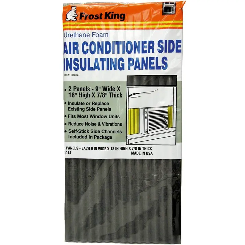 Frost King Charcoal Ac Side Insulating Panel – 9" W X 18" H, 2-Pack 1