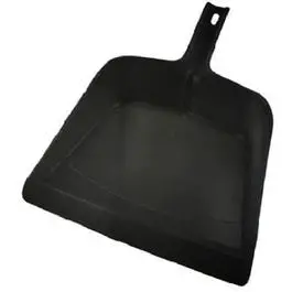 Full-Size Heavy-Duty Plastic Dust Pan – Reinforced Rim, Hang-Hole Included 1