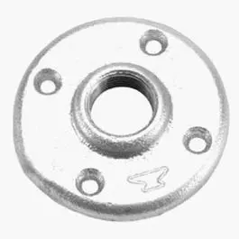 Galvanized Floor Flange – 1.5-Inch Pipe Size, Heavy-Duty Mounting 1