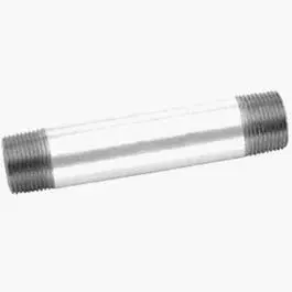 Galvanized Pipe Nipple – 3/4-Inch × 4.5-Inch, Schedule 40 1