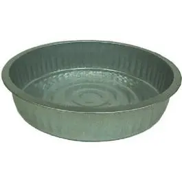 Galvanized Steel Utility Pan – 13-Quart Capacity 1