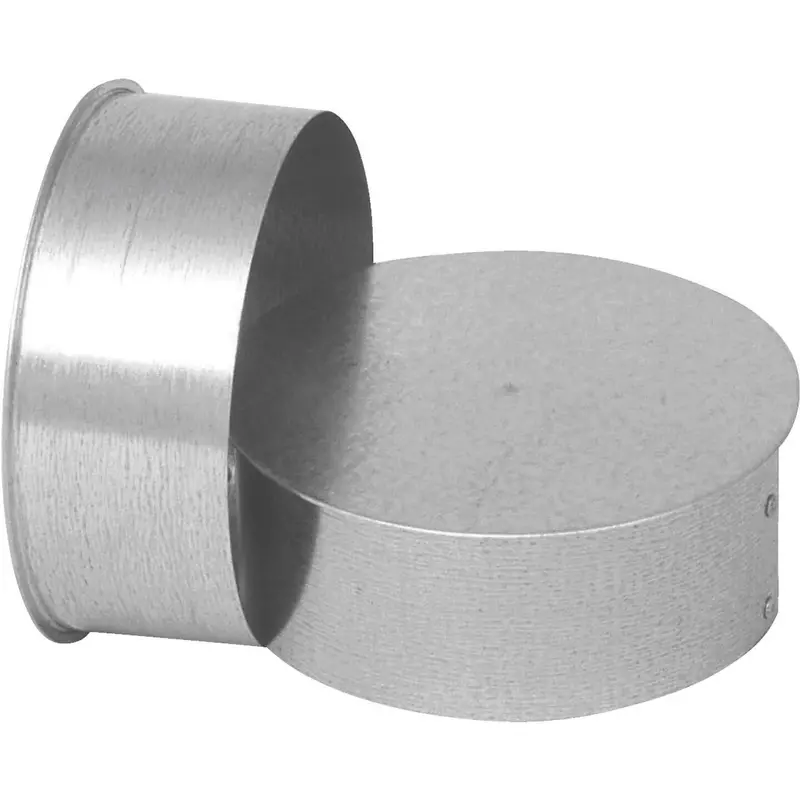 Galvanized Tee Cap And Plug – 6 Inch, 30-Gauge 1