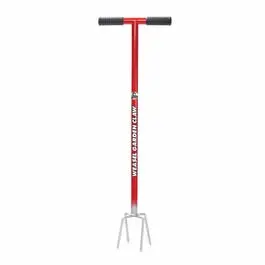 Garden Claw Cultivator – Ergonomic Red-Handled Soil Loosener 1