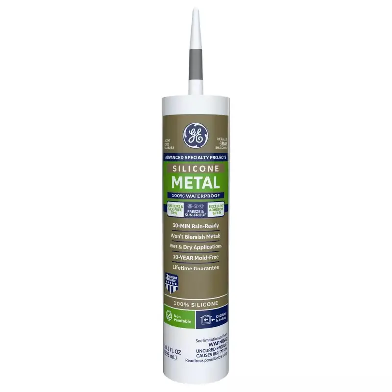Ge Metal Silicone 2 Sealant – High-Performance, Metal-Bonding Caulk 1