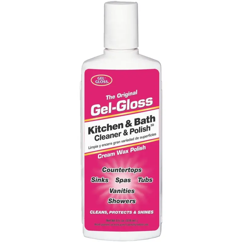 Gel-Gloss Kitchen & Bath Metal Cleaner And Polish – 8 Oz 1