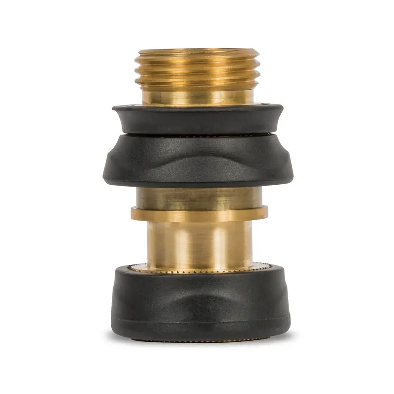 Gilmour Heavy-Duty Quick-Connect Hose Coupler – Brass Construction 1
