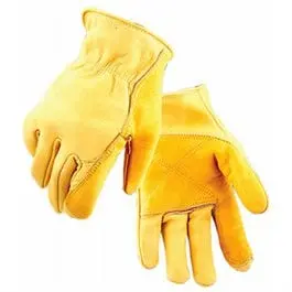 Gold Cowhide Fencing Work Gloves – Men'S Xl Size 1