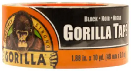 Gorilla Tape Heavy-Duty Adhesive Tape – 1.88" X 10 Yards (Model 60124) 1