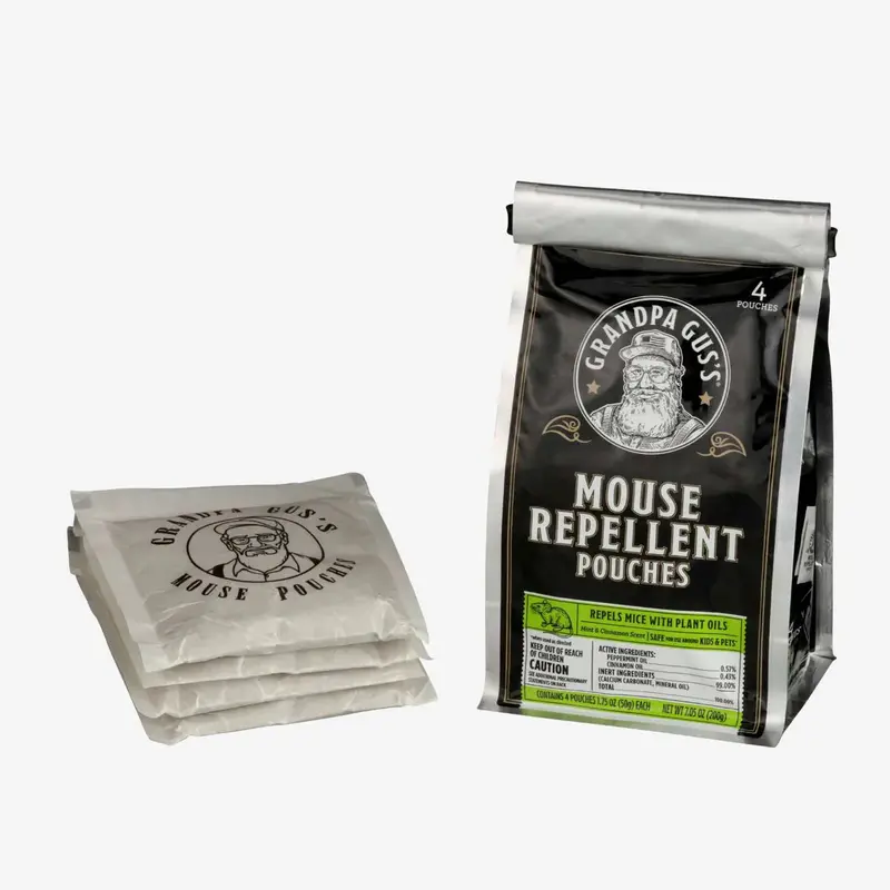 Grandpa Gus Natural Mouse Repellent Pouches – Scent-Based Deterrent 1