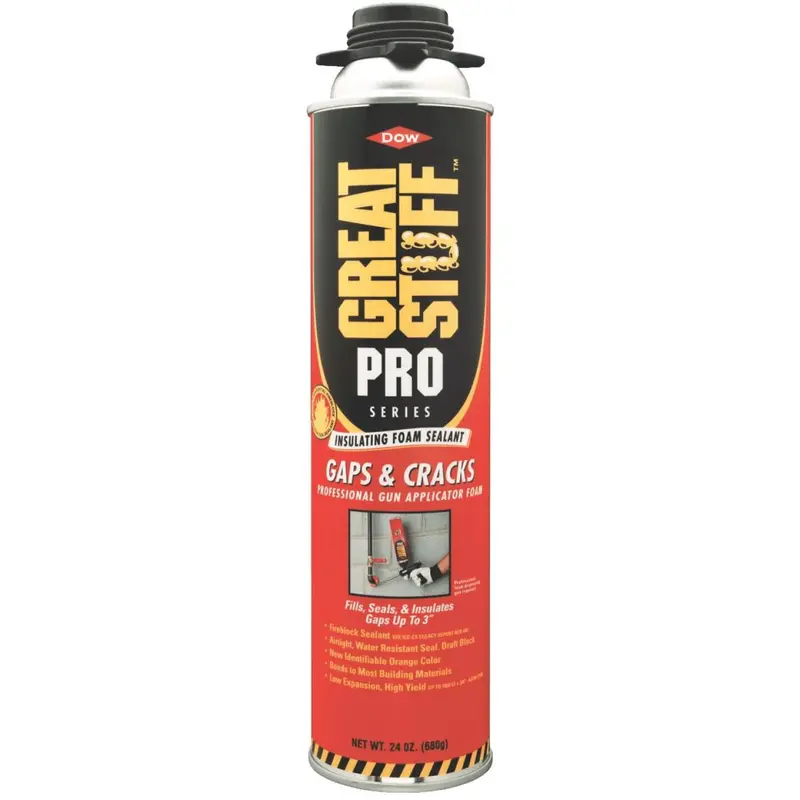 Great Stuff Pro Gaps & Cracks Insulating Foam – 24 Oz Canister 1