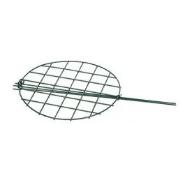 Green Steel Grow-Thru Plant Support Ring – 20-Inch X 14-Inch Trellis Frame 1