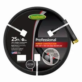 Green Thumb Heavy-Duty Hot Water Rubber Hose – 5/8-Inch X 25 Feet 1