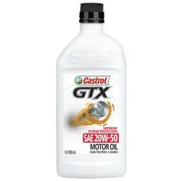Gtx 20W-50 High-Performance Motor Oil – Quart Container For Engines & Generators 1
