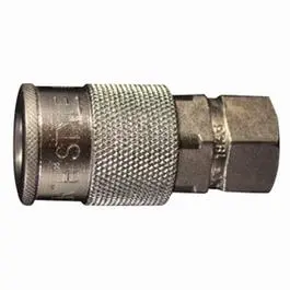 H-Style Compression Coupler – Female 1/4-Inch Npt Thread, Brass Construction 1