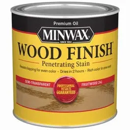 Half-Pint Fruitwood-Finish Decorative Container 1