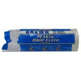Heavy-Duty Plastic Drop Cloth – 9 Ft X 12 Ft 1