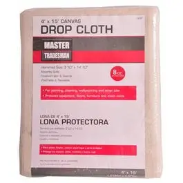 Heavyweight Canvas Drop Cloth – 4 Ft. X 15 Ft. Paint Protection 1