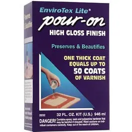 High-Gloss Polymer Protective Coating – 8 Oz Clear Finish 1