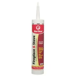 High-Temperature Fireplace And Stove Sealant – Black Refractory Caulk, 10.1 Oz 1