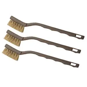 Hyde Brass Bristle Mini Cleaning Brushes – 3-Pack 1